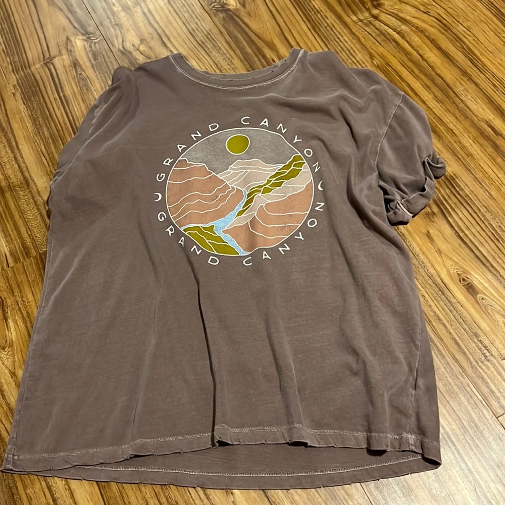 RARE FREE PEOPLE oversized tee